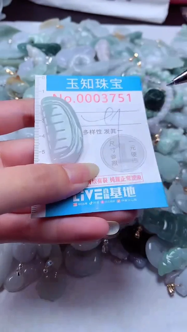 翡翠未镶嵌吊坠(不含链)3751