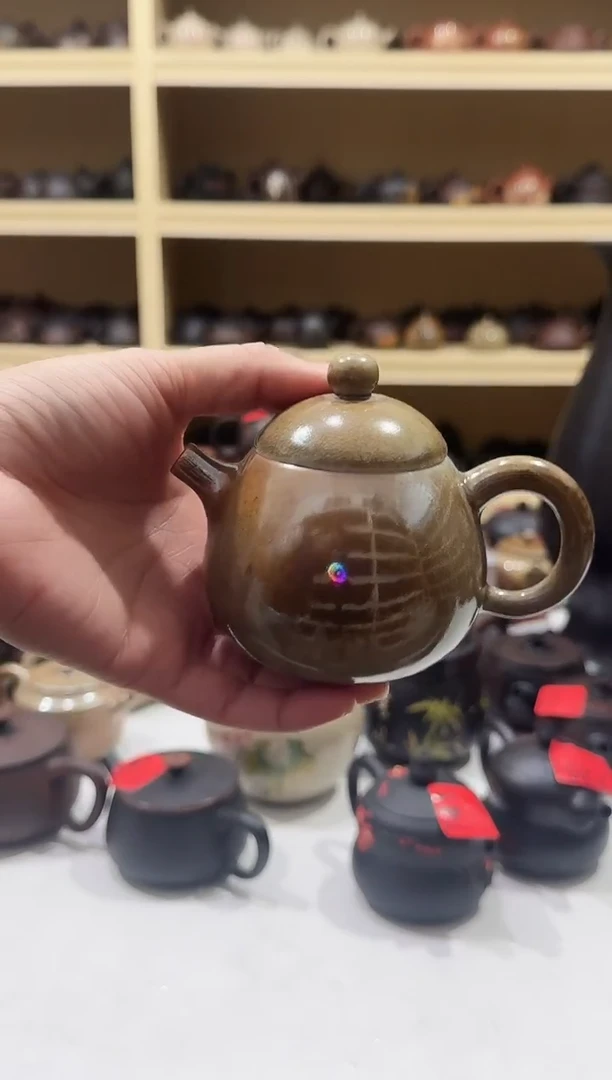 壶瑕疵 柴烧壶   743