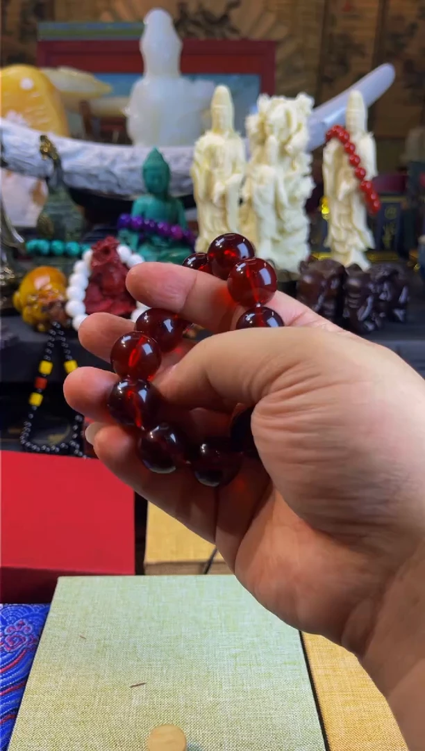 【闪购商品】血珀手链未镶嵌木心心主播大力推荐——123