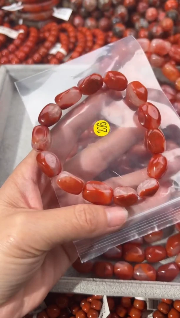 南红玛瑙手串未镶嵌12