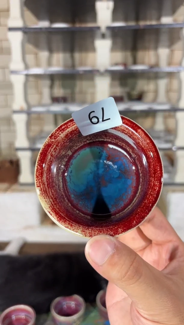 摆件精品窑变钧瓷茶器