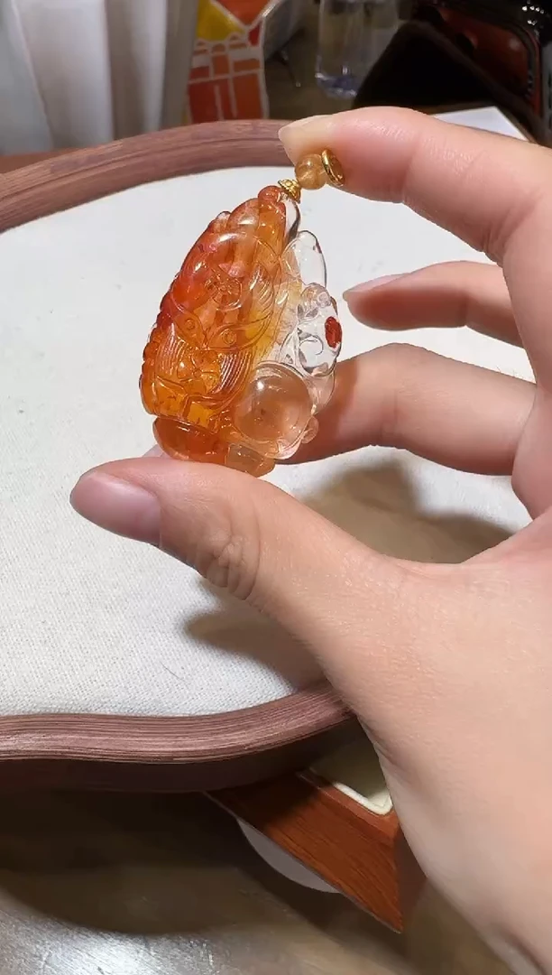 吊坠(不含链)未镶嵌水晶sj1 天然浇花吊坠 多样性发其一