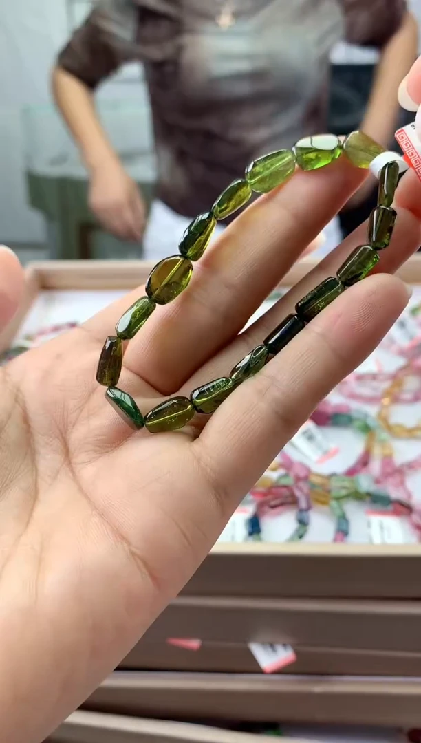 未镶嵌手串碧玺多样性发一条