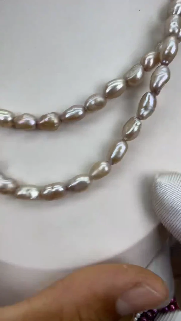 颈饰银S925镶嵌淡水珍珠1