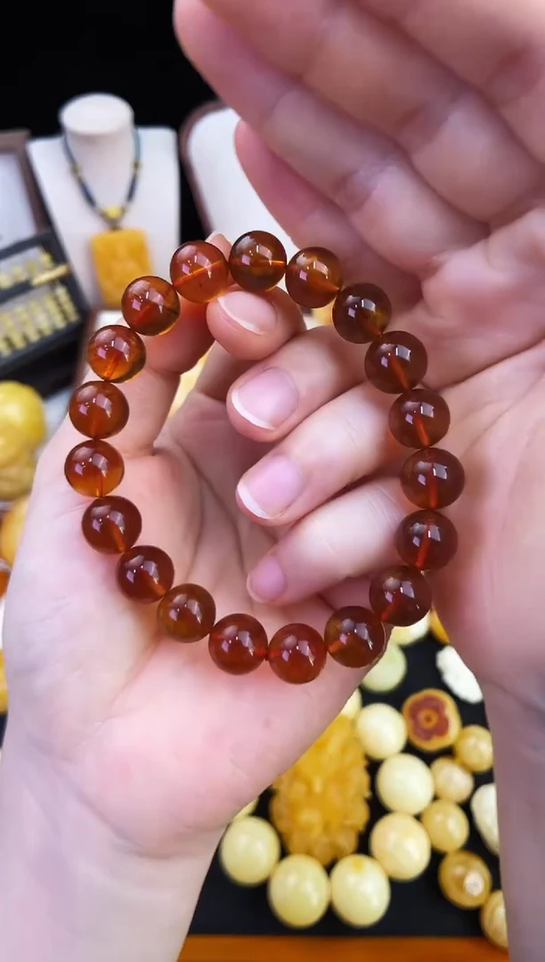 琥珀未镶嵌珠宝奇石柒月