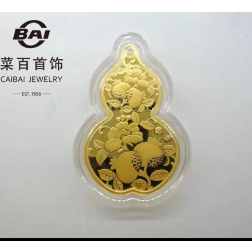 CBAI/菜百BD足金制品 福禄双全