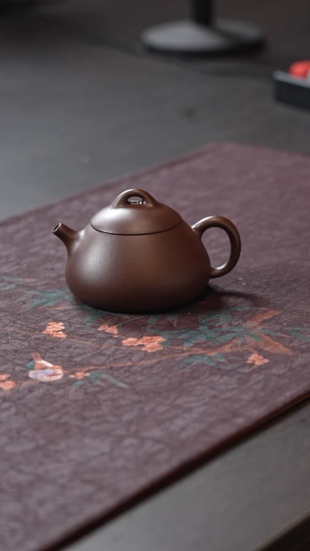 茶壶紫砂紫泥乳瓢壶