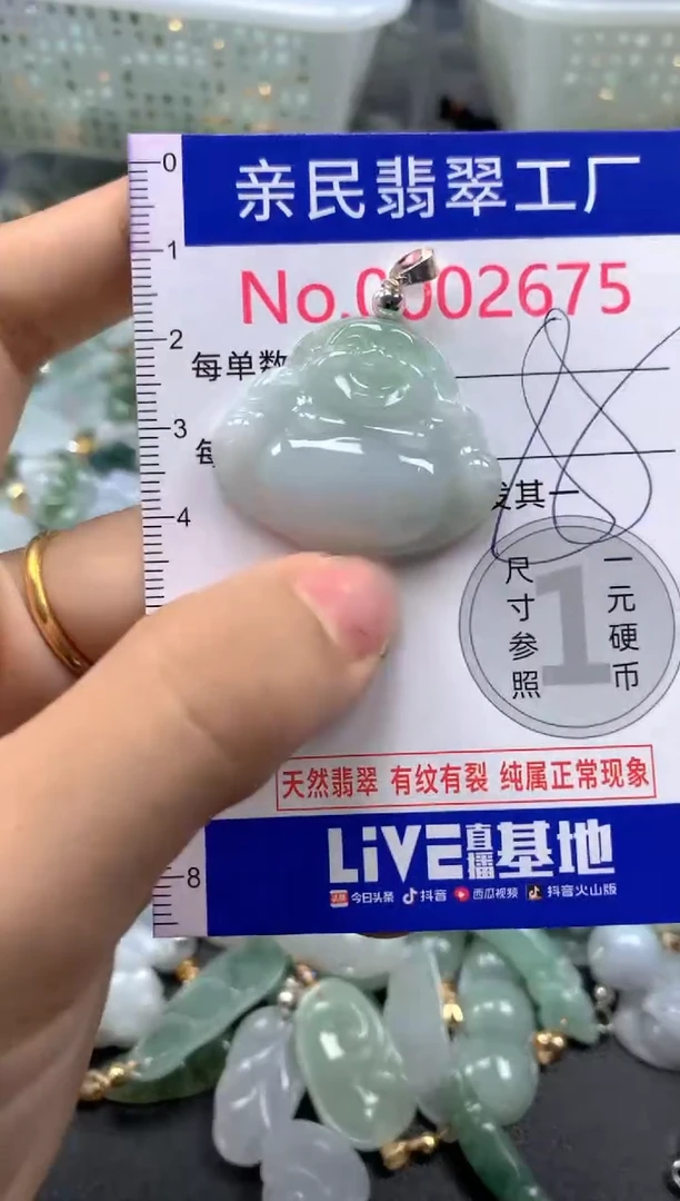 吊坠(不含链)未镶嵌翡翠2675