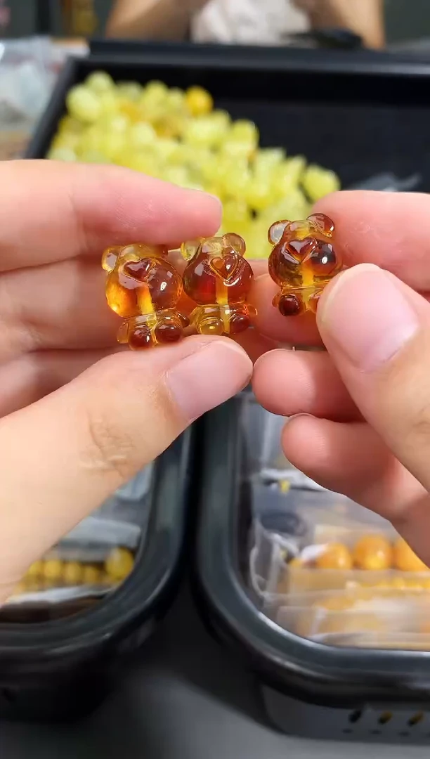 未镶嵌琥珀珠宝奇石84随机发