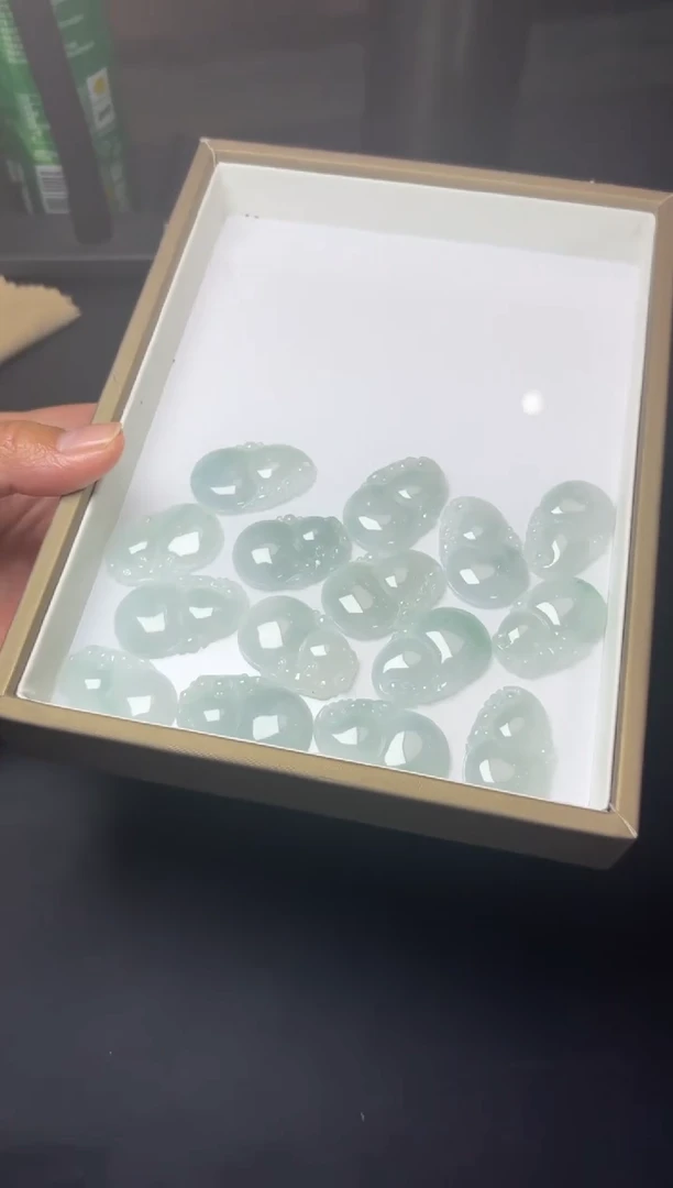 颈饰未镶嵌翡翠YM1360-1葫芦多样性发一件