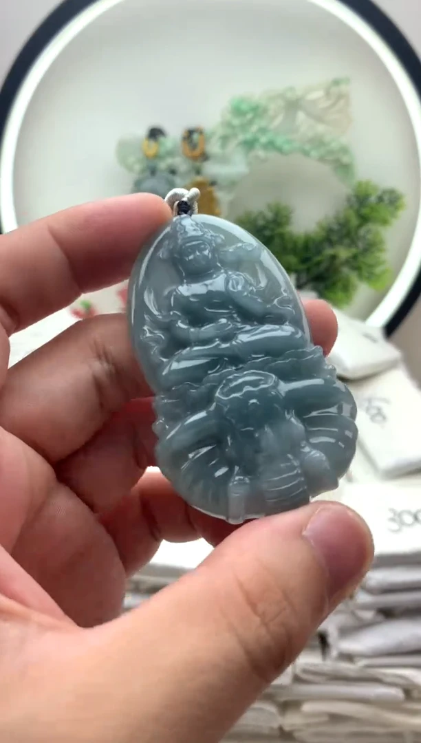 颈饰未镶嵌翡翠普贤