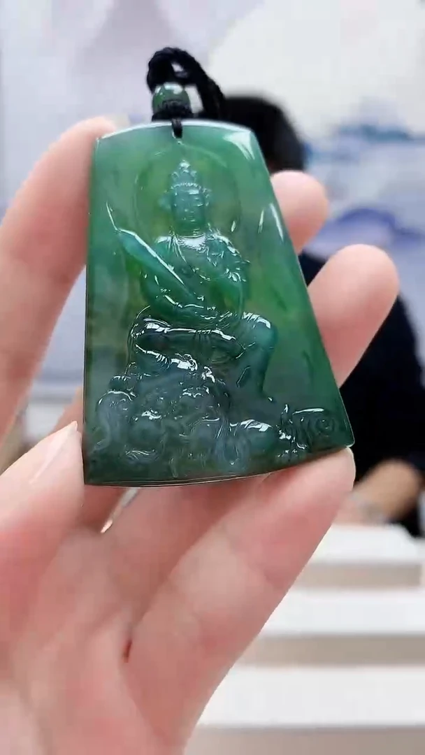 未镶嵌定制翡翠4831ry-毛货挂件22