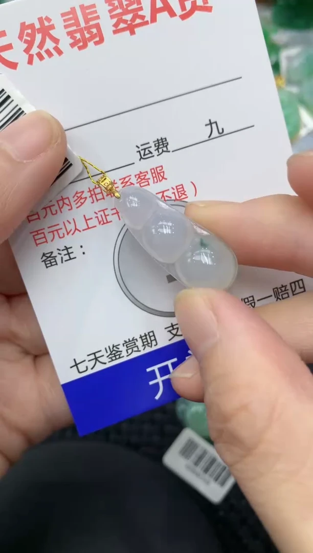 【闪购商品】翡翠颈饰18K金镶嵌1111111111