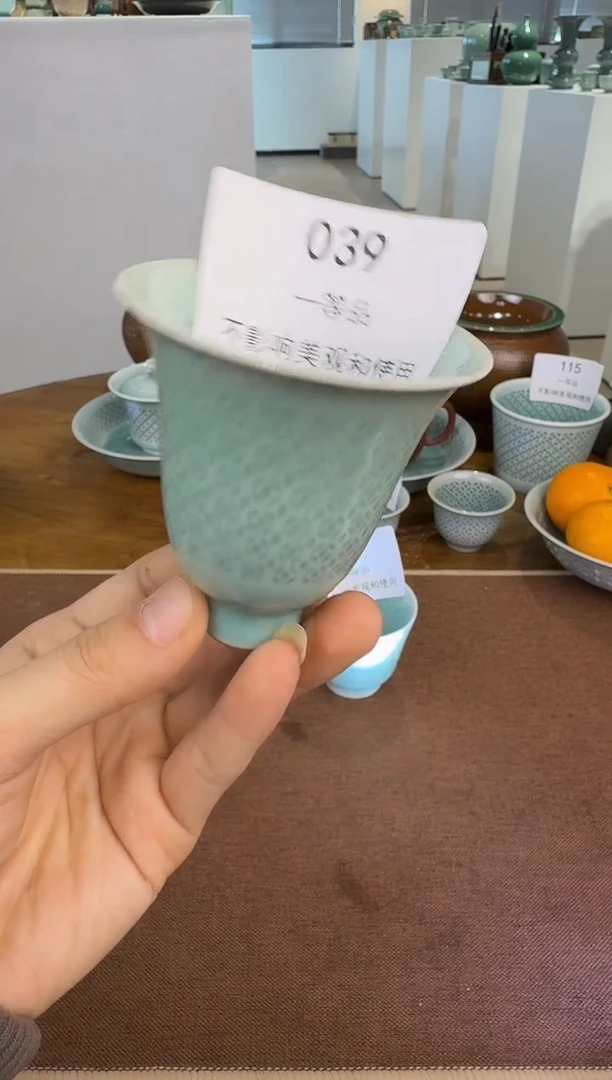 青瓷手工茶器包邮不带礼盒