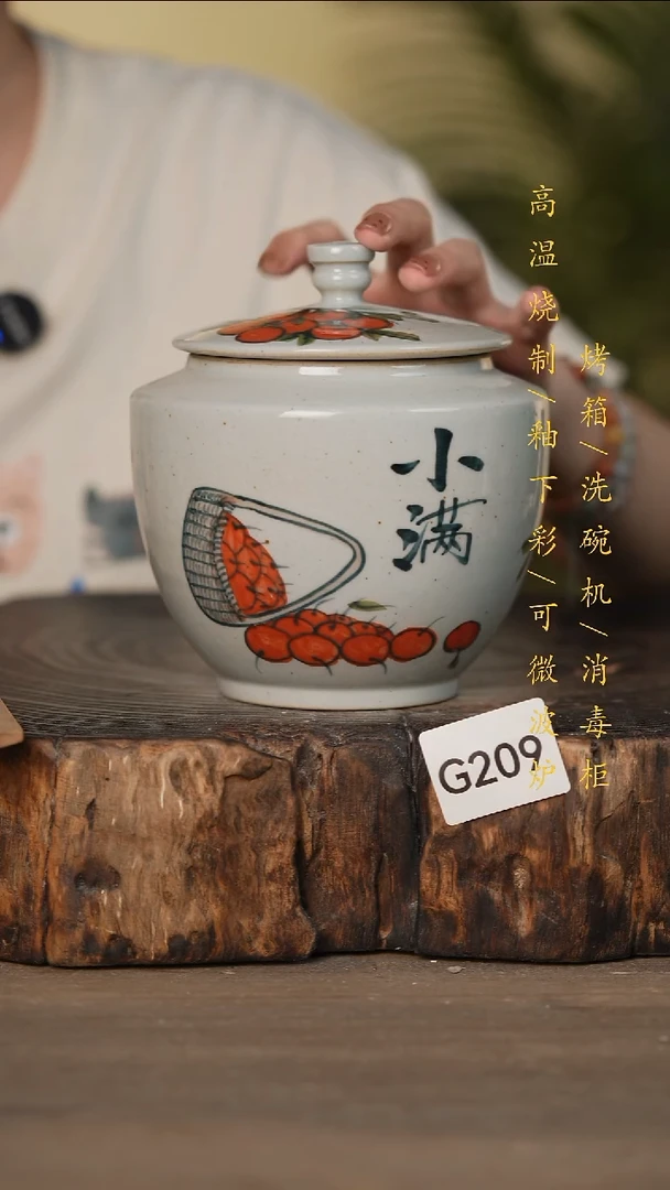 瓷片景德镇高温釉下彩可微波烤箱洗碗机209