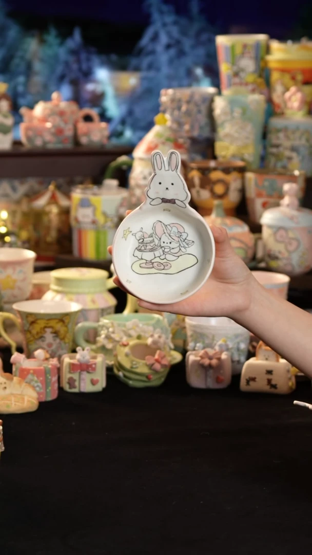 其他陶景德镇釉下彩手绘设计师款陶瓷