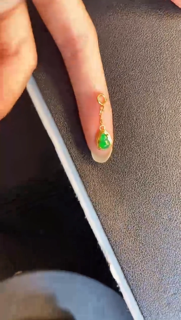 吊坠(不含链)银S925镶嵌翡翠1