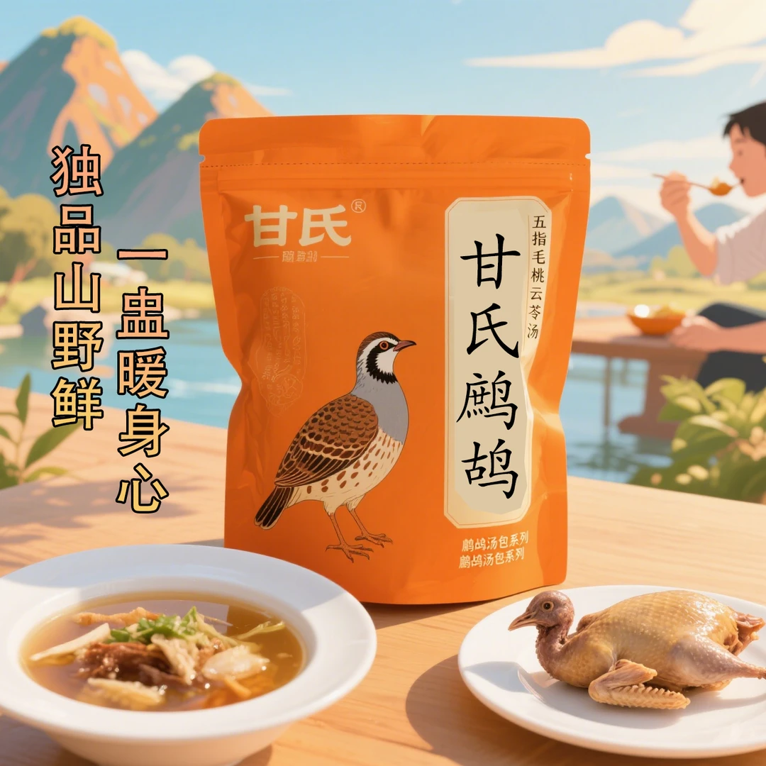 【拍一发四，供港品质】甘氏精品1年鸪龄老鹧鸪呱呱鸡小飞龙鸟咕咕鸡