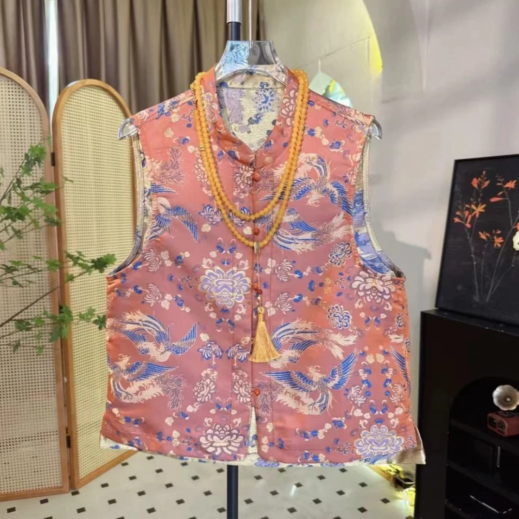 【锦雀】春季新款新中式国风文艺气质国潮文化汉服马夹