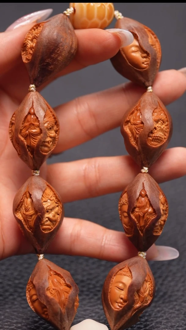 橄榄核手串2.2紫皮一念无相