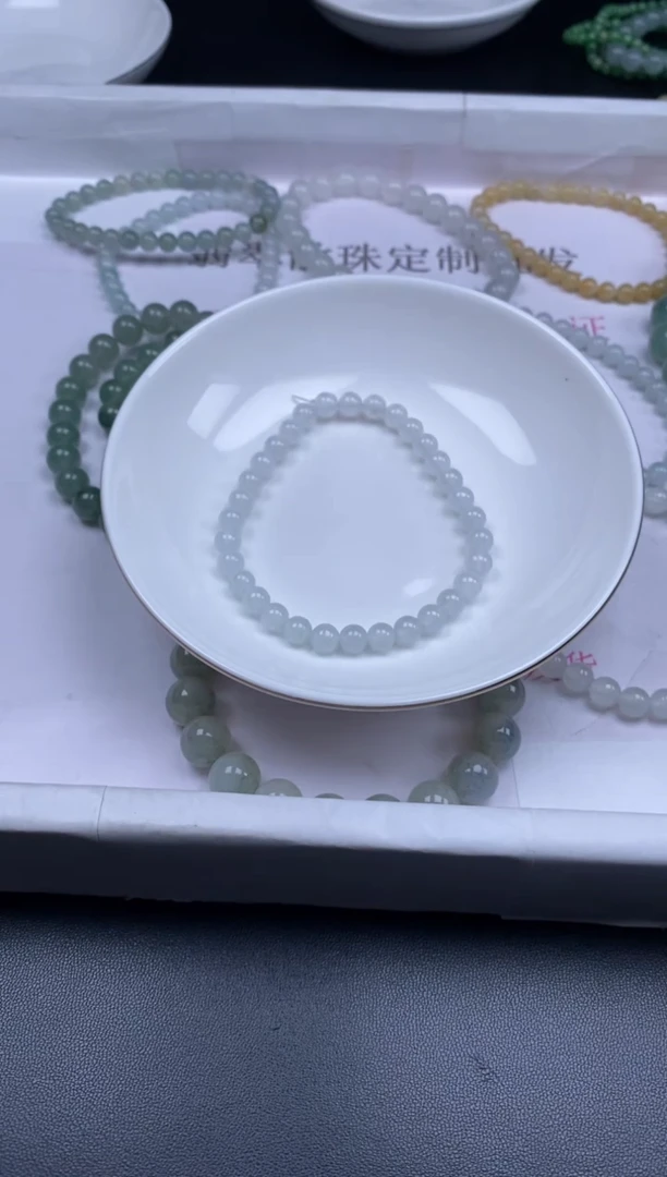 颈饰未镶嵌翡翠坏*贞城散珠批发DIY编制