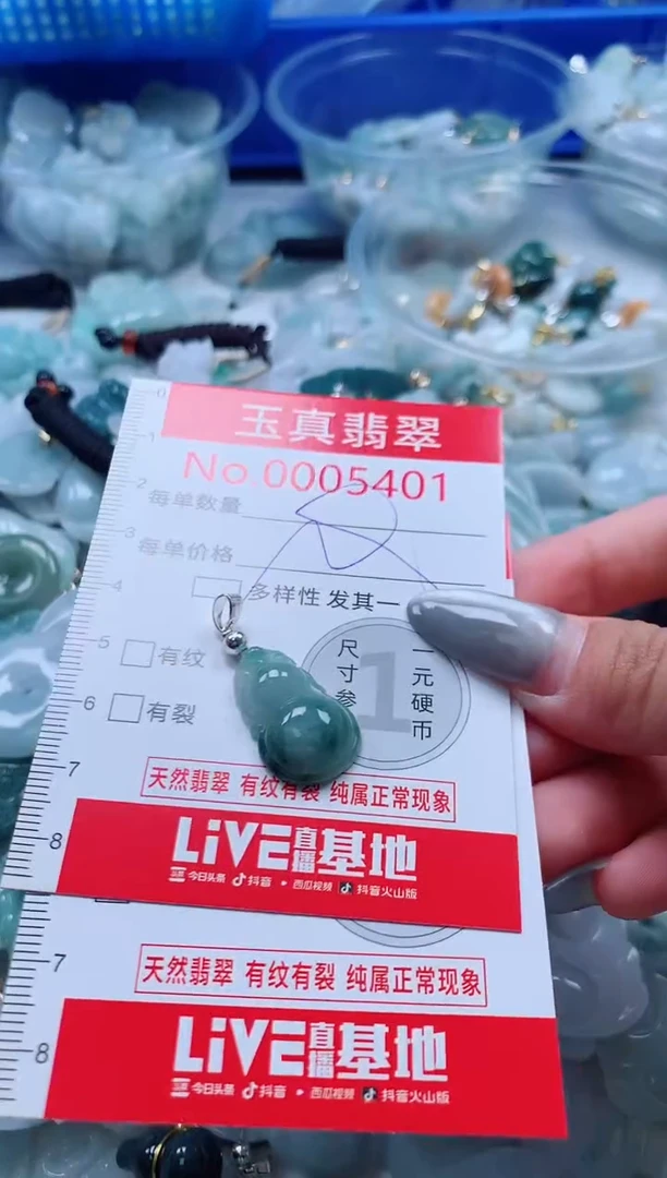 吊坠(不含链)未镶嵌翡翠5401