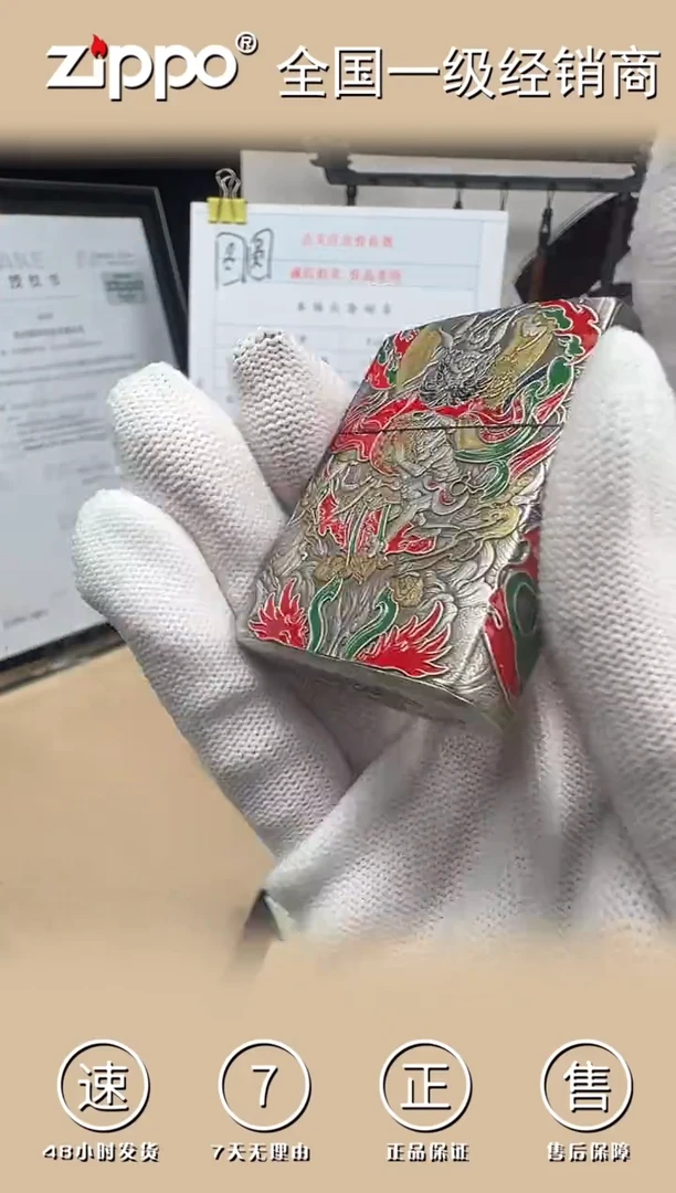 铜钟馗-3D盔甲熏银鎏金珐琅彩