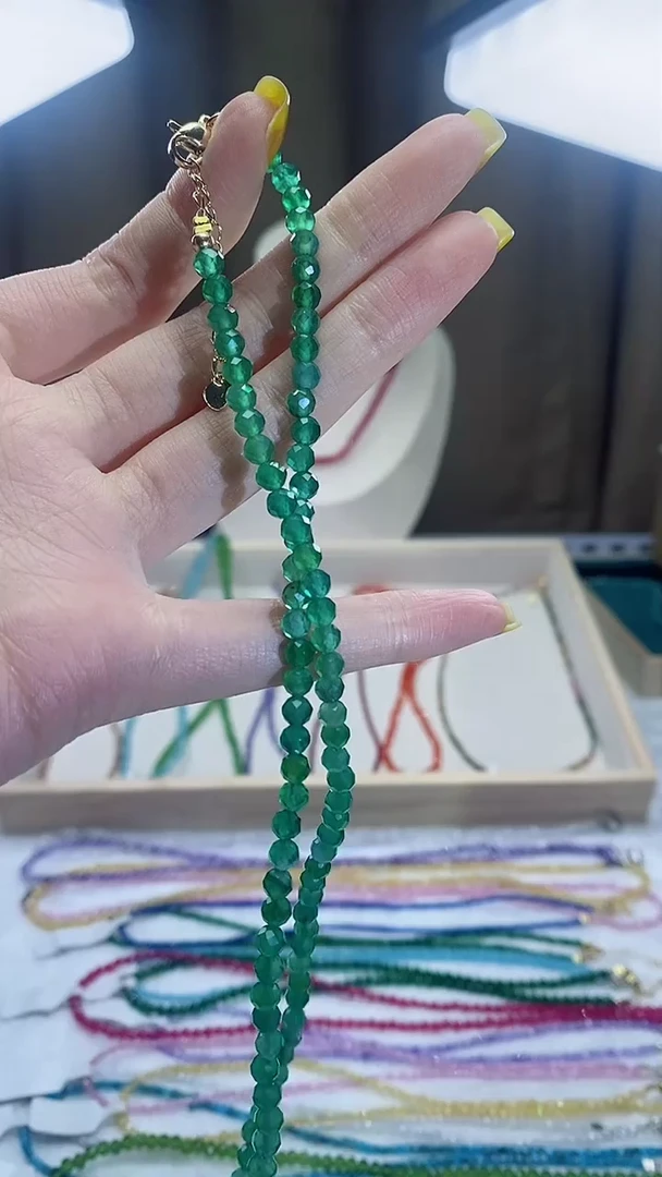 【闪购商品】祖母绿项链14K金镶嵌诗宁甄选珠宝SYZB41