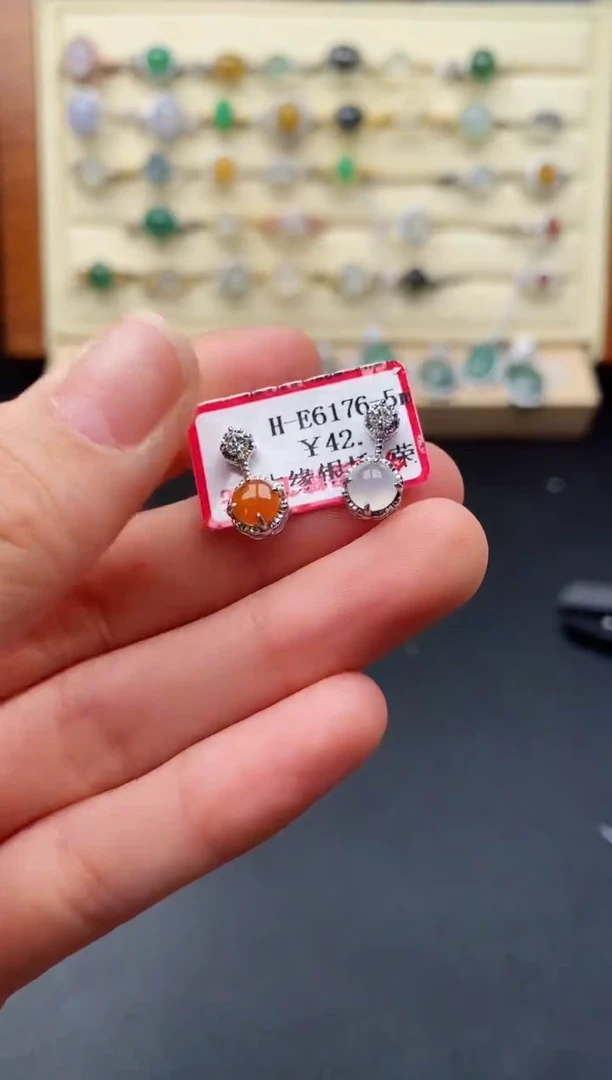 翡翠戒指银S925镶嵌333333    8-