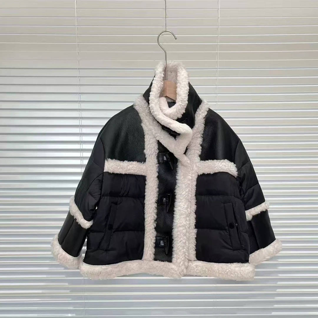 冬款女童黑色鹅绒服 0171热系