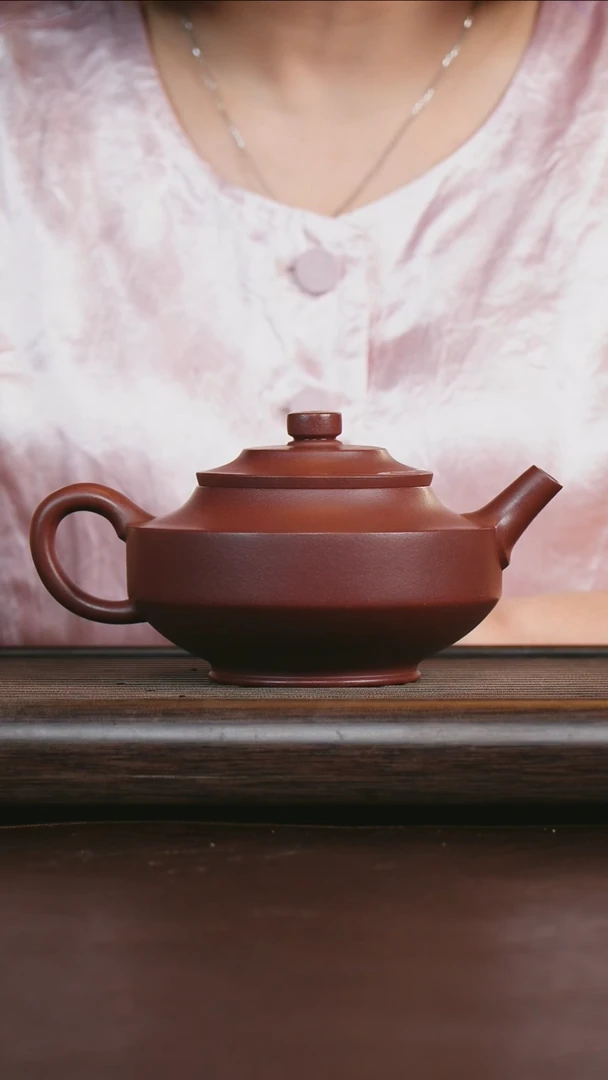 茶壶紫砂艺品紫砂 精选老紫泥 桑盘350cc