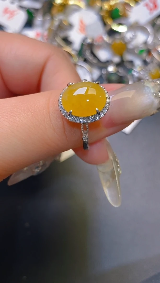 【闪购商品】翡翠耳饰银S925镶嵌天然A货翡翠1