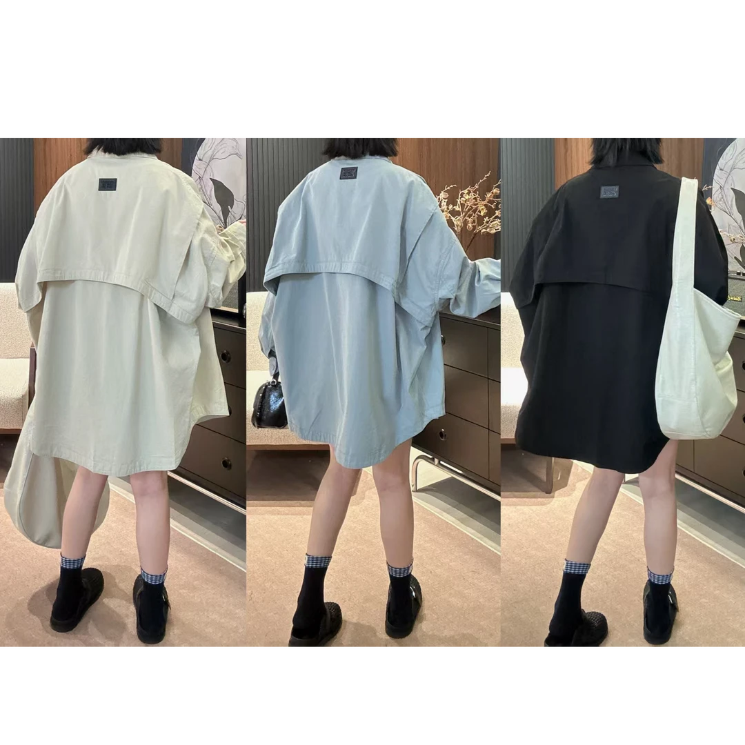 Dayuan 设计款休闲斗篷百搭显瘦风衣外套503015