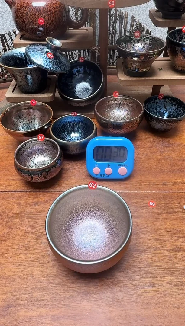 茶盏苍*62号建盏工匠茶器