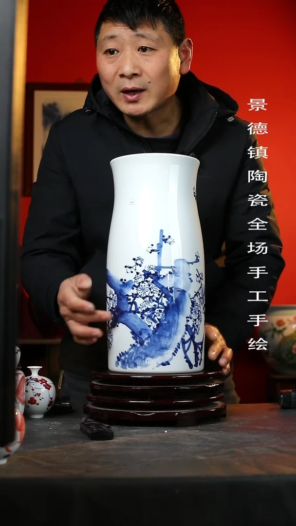【闪购商品】摆件景德镇陶瓷手工手绘24