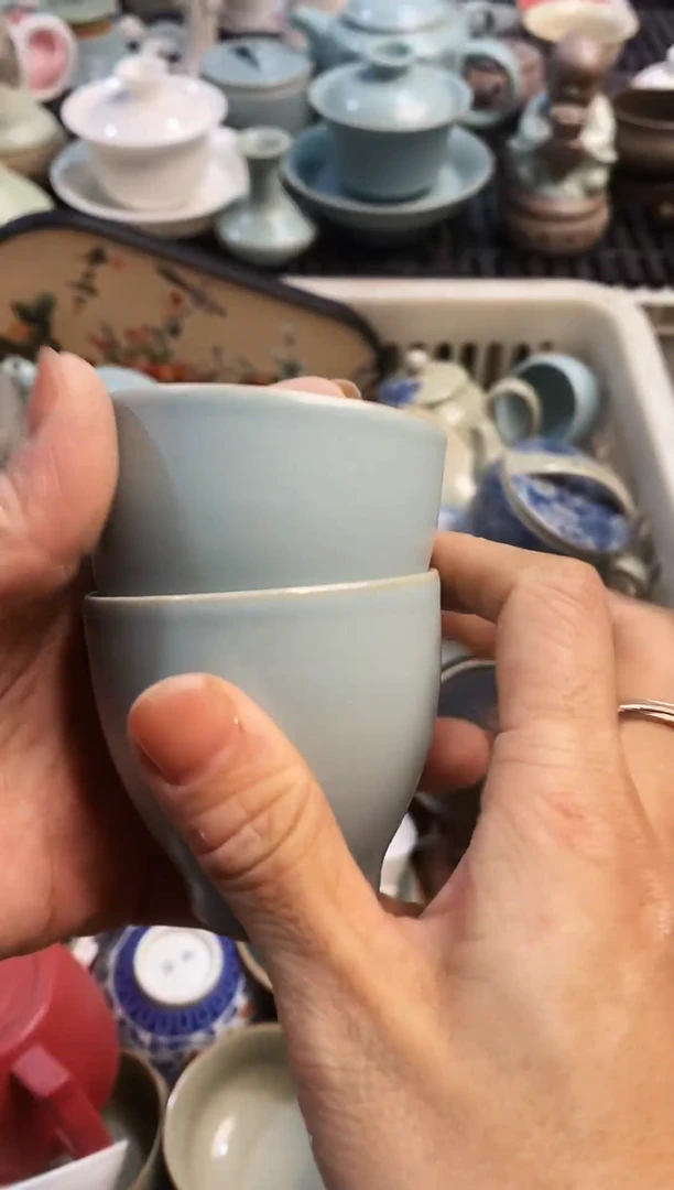 薇薇瑕疵茶具茶杯盖碗