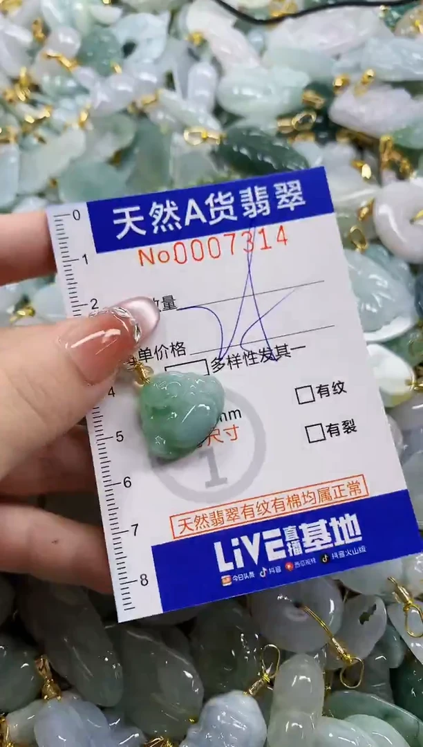 颈饰未镶嵌翡翠天然A货翡翠