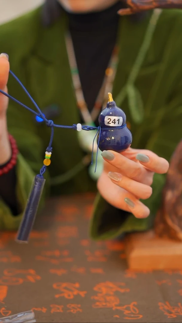 241非遗漆手艺工天然葫芦文玩福禄