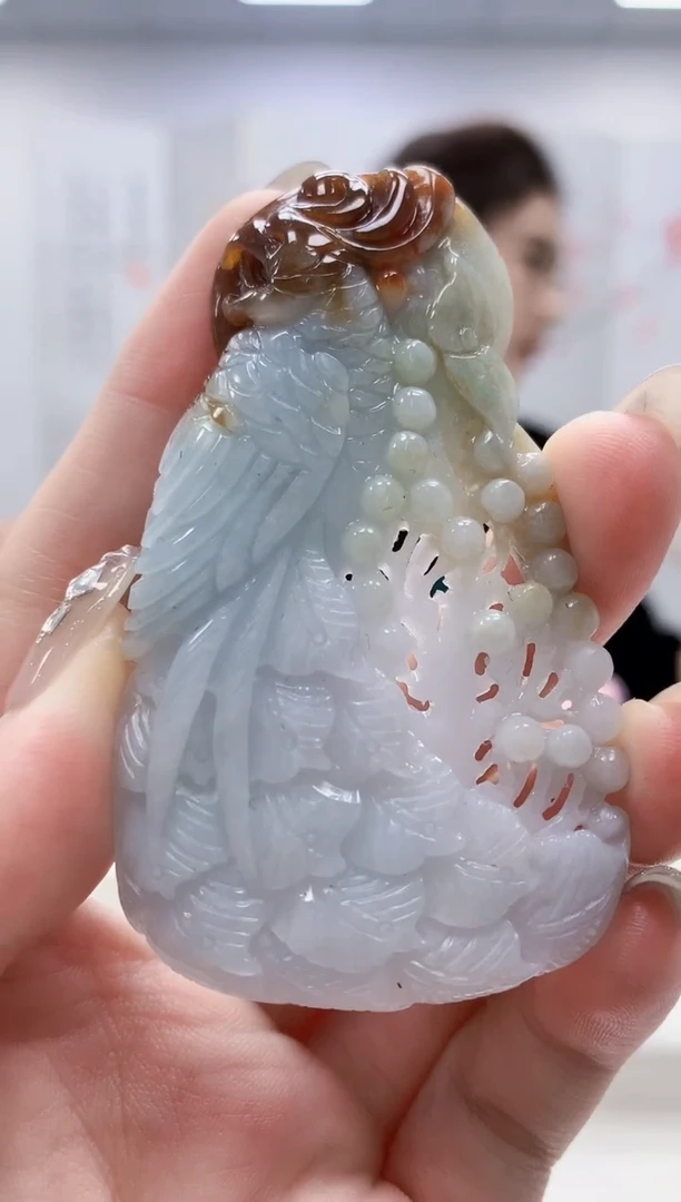 未镶嵌定制翡翠4829jw-毛货挂件56