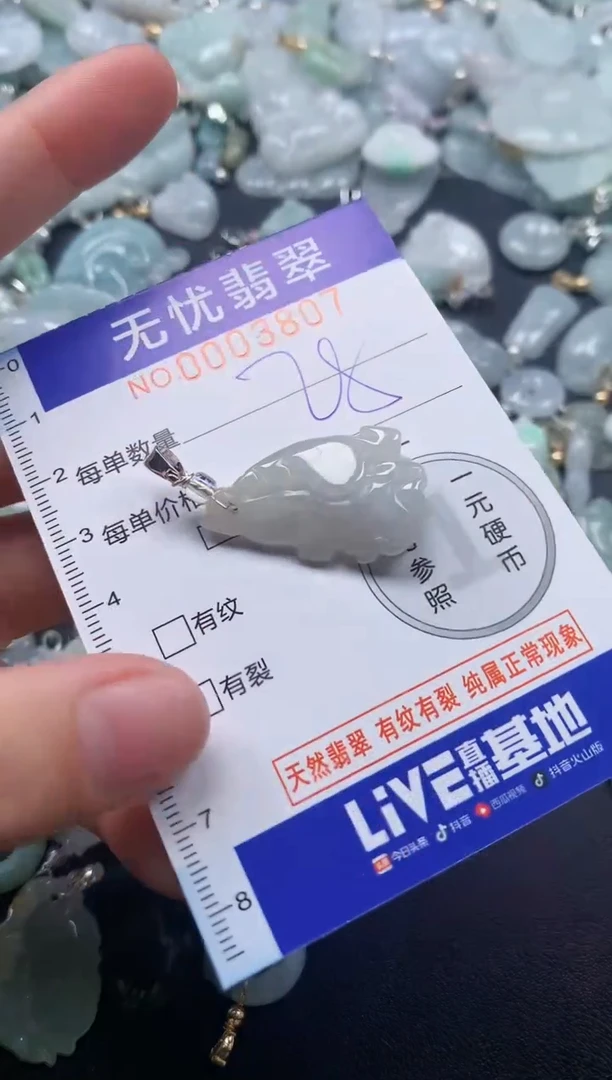 颈饰未镶嵌翡翠3807