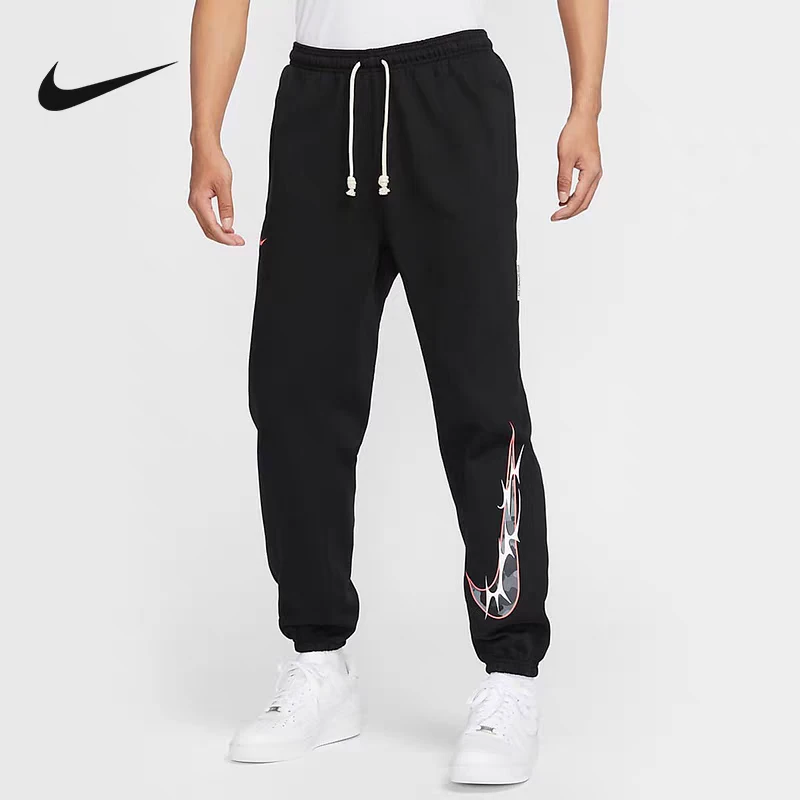 Nike耐克男裤2025秋加绒保暖运动休闲大勾篮球长裤HV1844-010