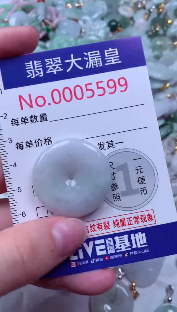 吊坠(不含链)未镶嵌翡翠5599
