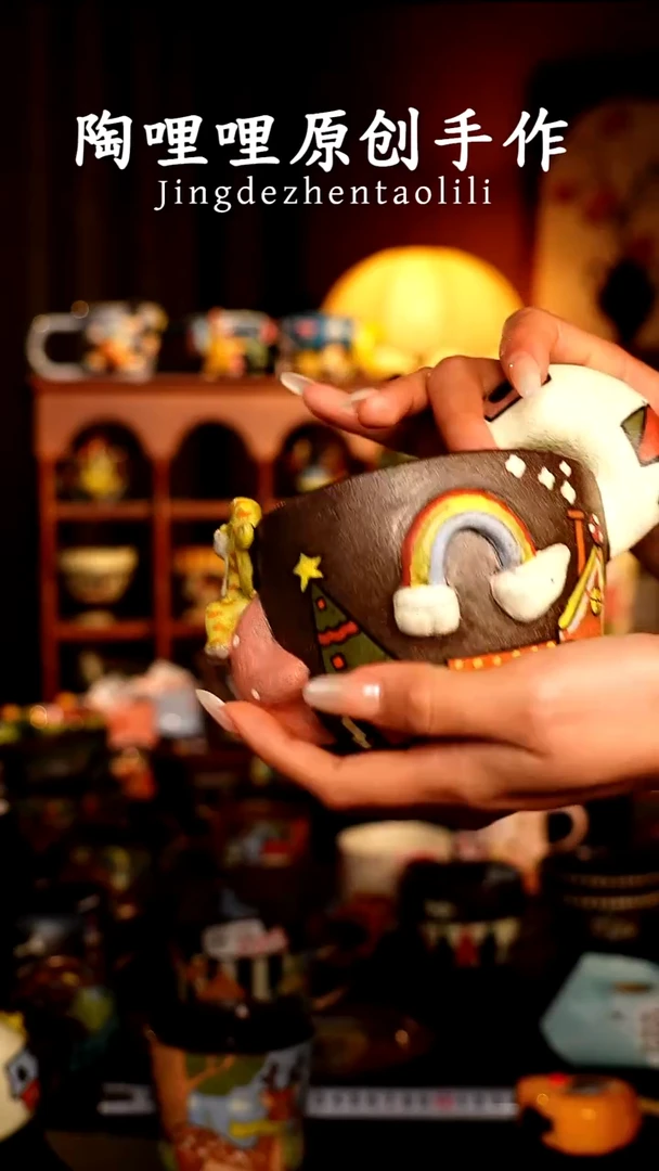 陶哩哩原创手作陶瓷（微瑕）0429