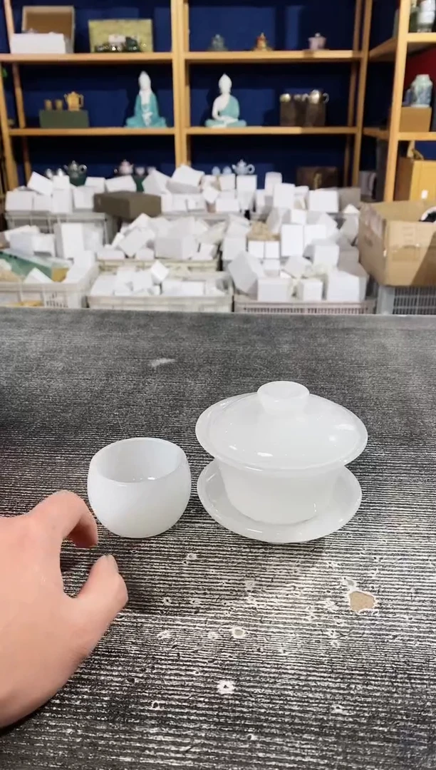 【闪购商品】其他纯色琉璃盖碗+同款杯