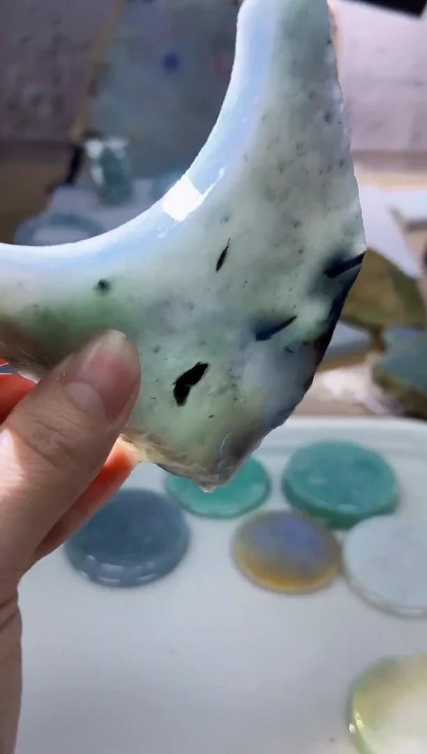 裸石翡翠天然翡翠A货余 南 812