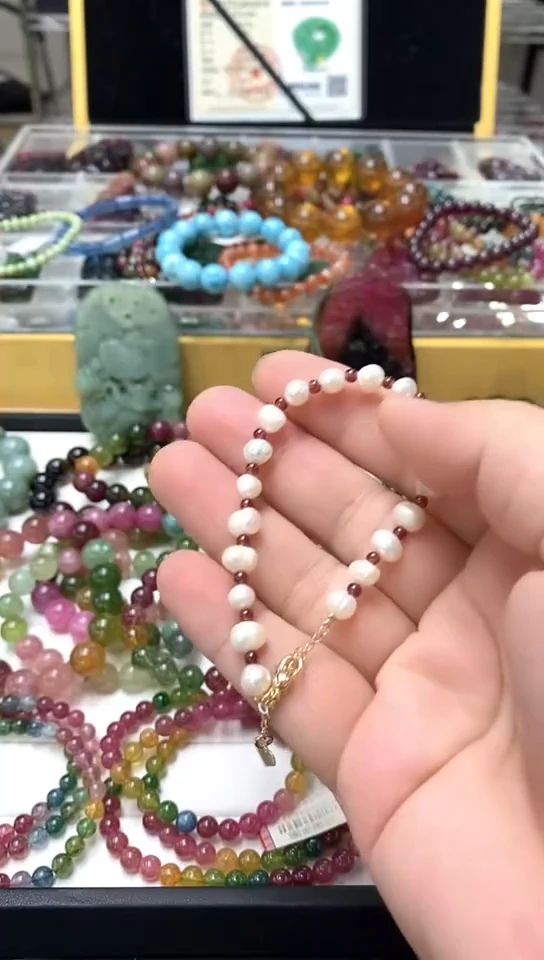 未镶嵌手链淡水珍珠手链15
