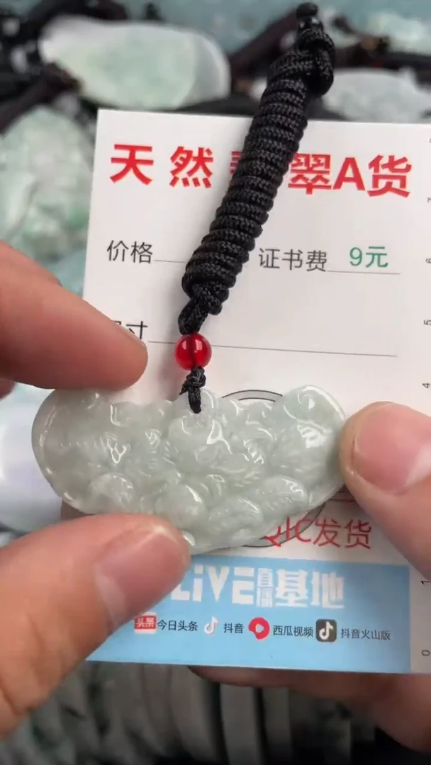 翡翠未镶嵌吊坠(不含链)1