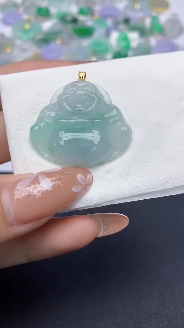 颈饰未镶嵌翡翠天然缅甸a货翡翠百元以上9元证书费自理