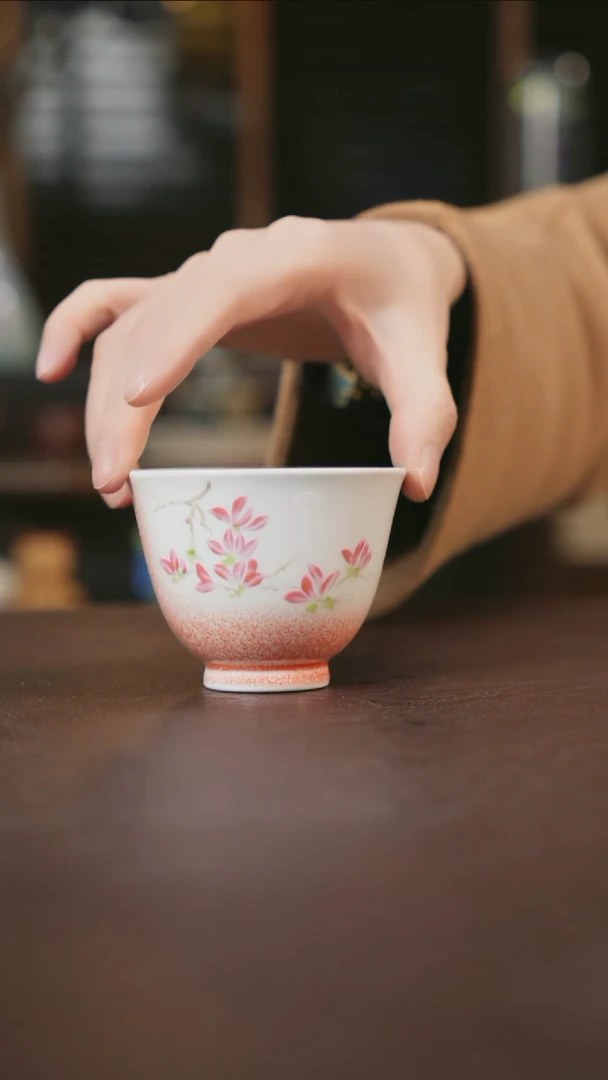 【闪购商品】杯景德镇陶瓷杯碗柴烧多人