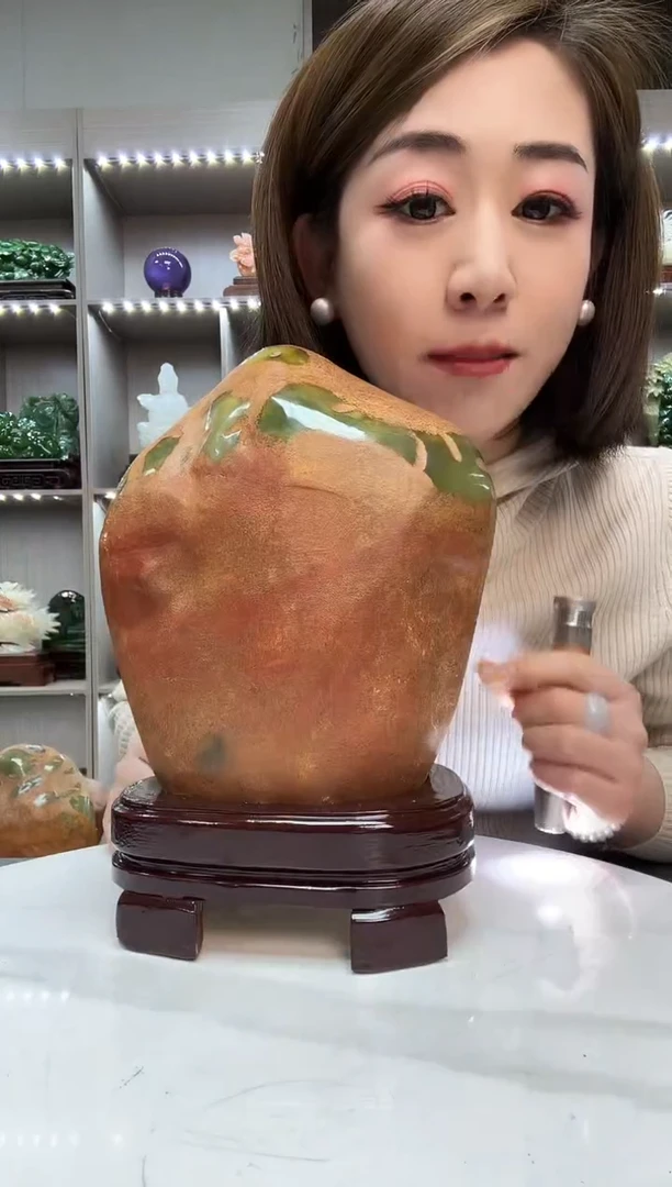 石材天然石材家居摆件办公室客厅玄关高档摆件